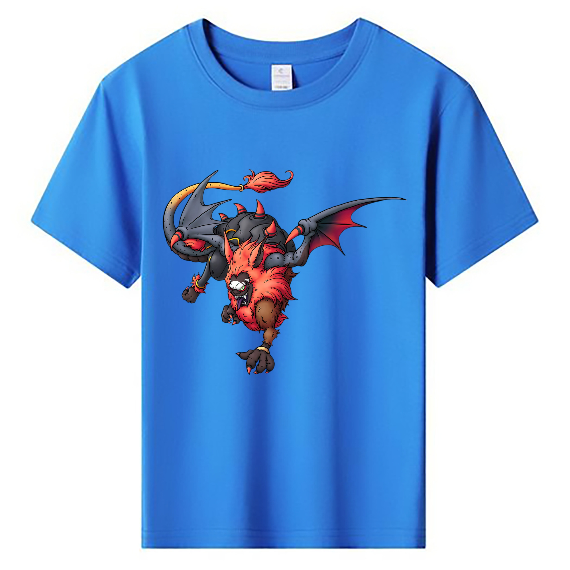 （画像用） ドラゴンクエスト Doragon Kuesuto Dragon Quest 綿100％キッズTシャツ（フロントプリント）